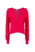 Peony “MANOLO” cross-over sweater with V-neck