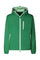 Veste imperméable verte à deux couches DAVID avec capuche