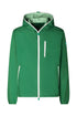 DAVID two-layer green waterproof jacket with hood