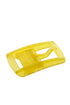 Basic yellow buckle in transparent polycarbonate