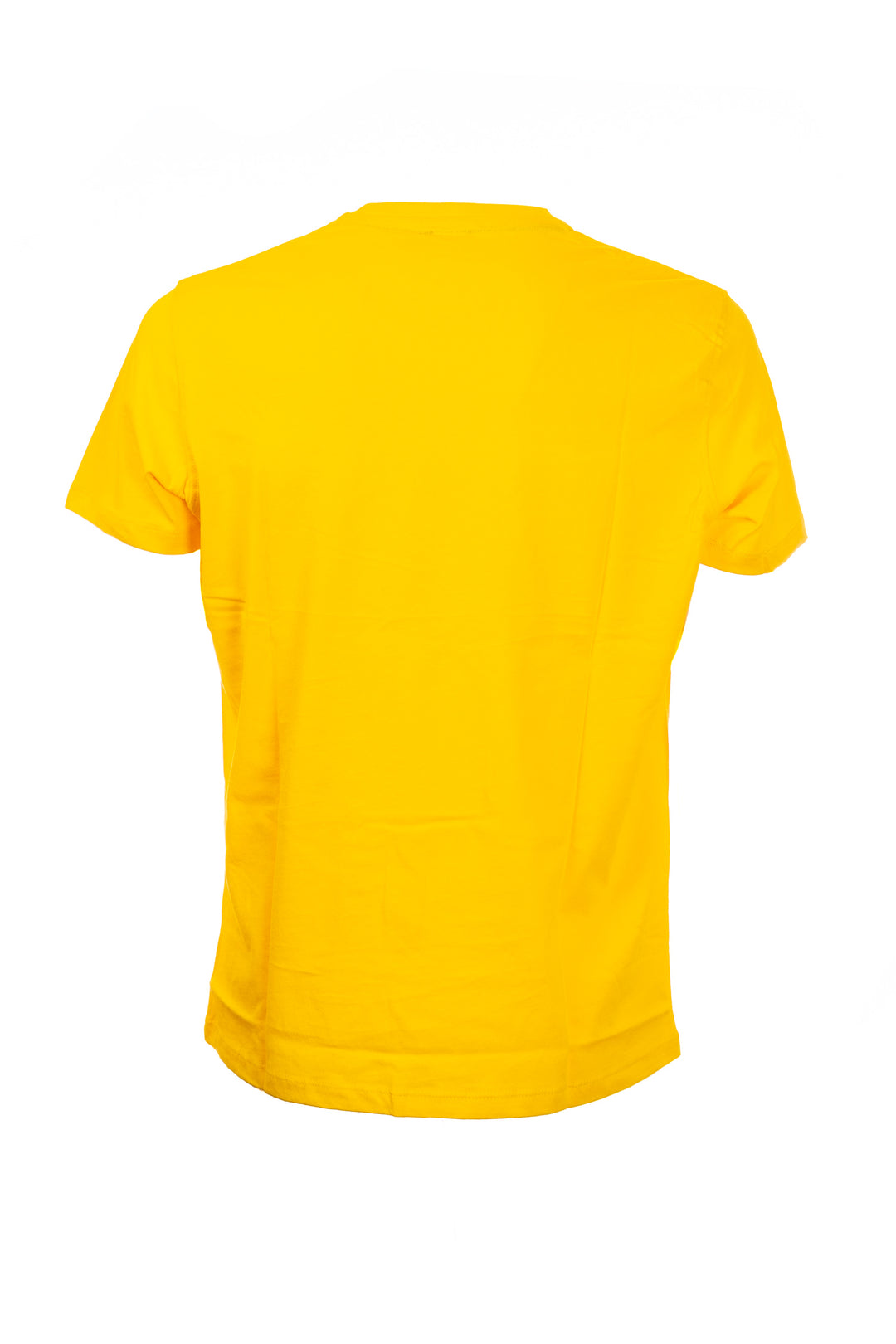 U.S. POLO ASSN. T-shirt gialla in cotone con logo ricamato sul petto - Mancinelli 1954