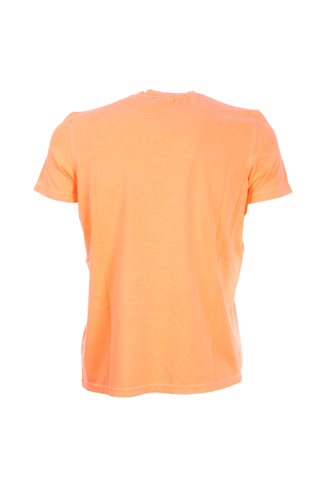 U.S. POLO ASSN. T-shirt arancio in cotone con logo ricamato - Mancinelli 1954