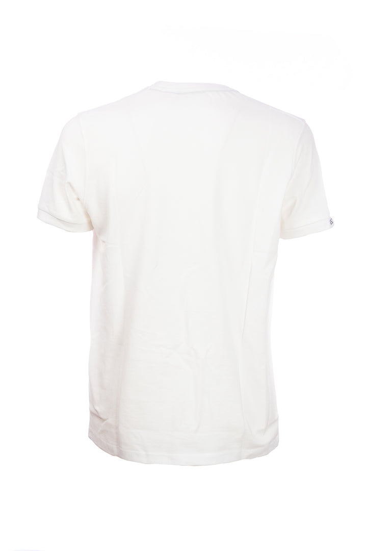 U.S. POLO ASSN. BEACHWEAR T-shirt bianca in piquet di cotone con logo ricamato - Mancinelli 1954