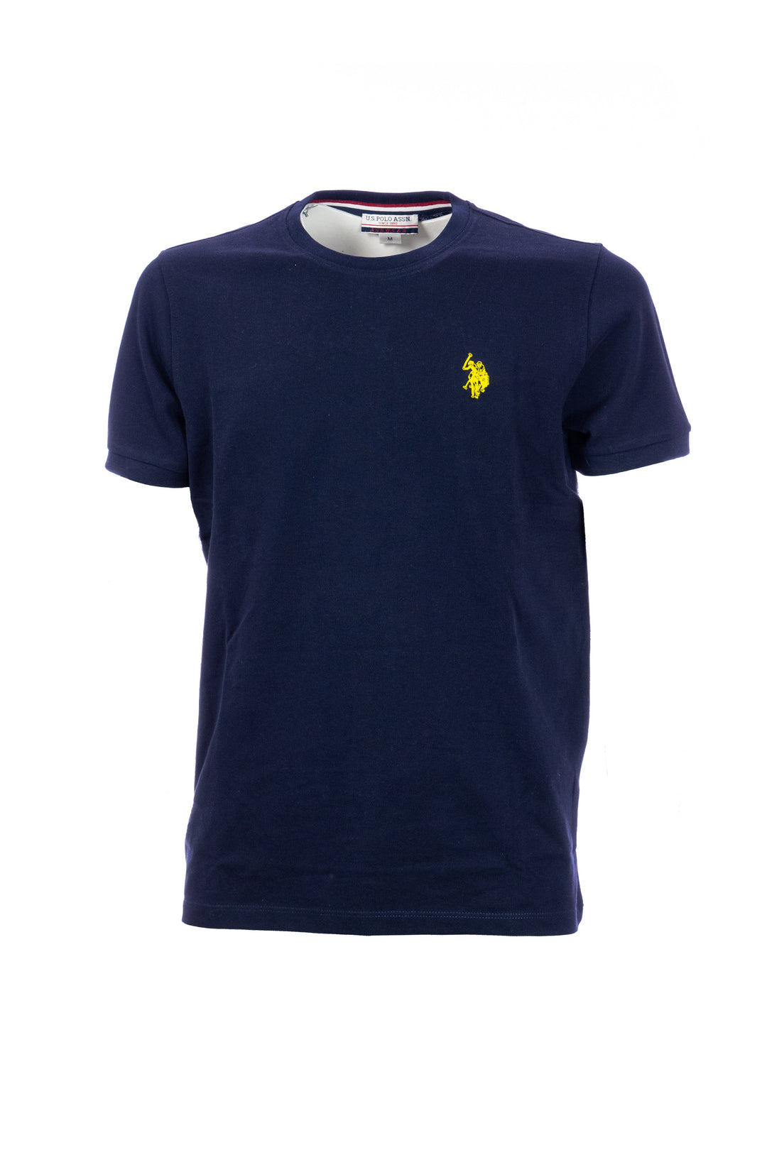 U.S. POLO ASSN. BEACHWEAR T-shirt blu navy in cotone con logo ricamato - Mancinelli 1954