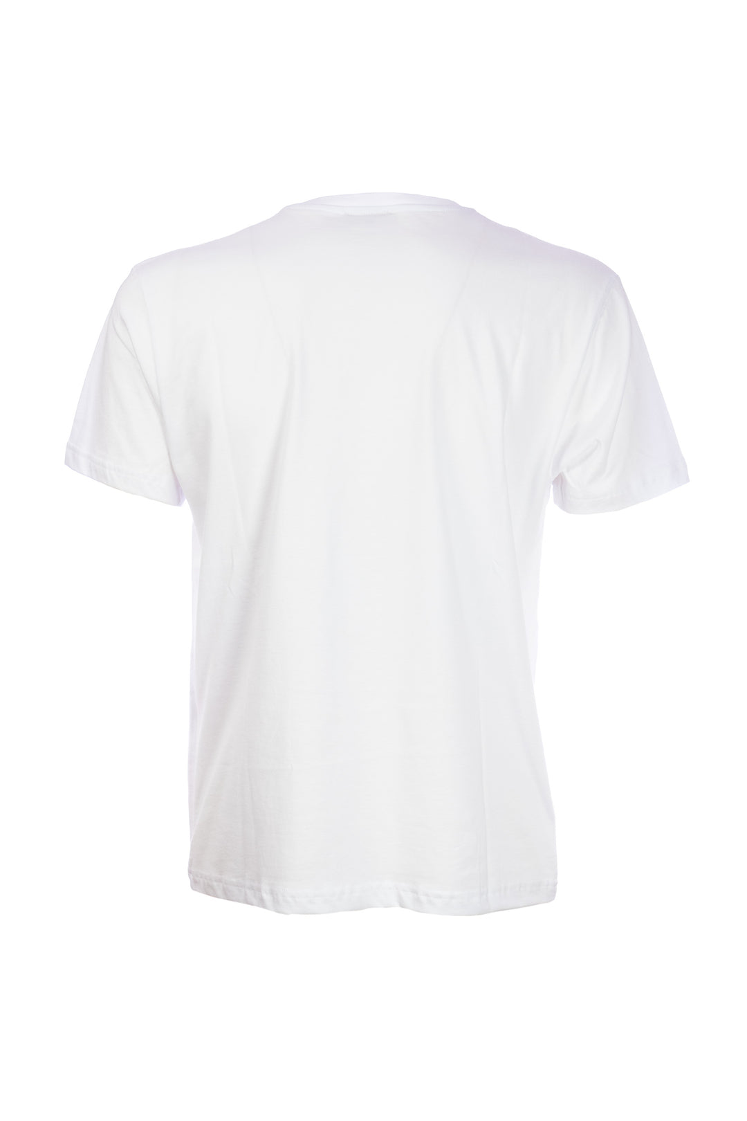 W-POSTAGE T-shirt bianca in cotone con taschino stampato con tartarughe - Mancinelli 1954