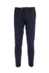 Black trousers in stretch technical cotton