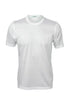 T-shirt bianca in filo di Scozia
