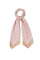Foulard natural con stampa logo all over