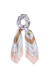 Foulard natural con stampa love all over