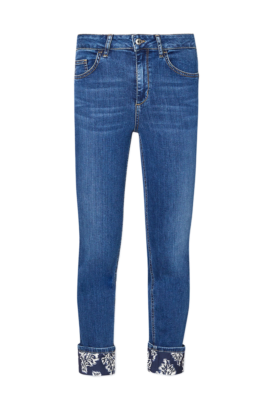 LIU JO Jeans skinny in denim stretch con risvolto - Mancinelli 1954