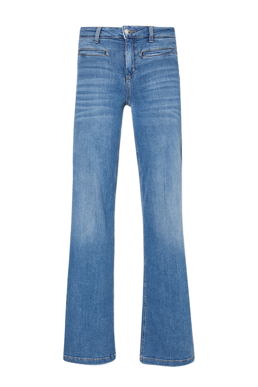 LIU JO Jeans flare bottom up in denim stretch - Mancinelli 1954
